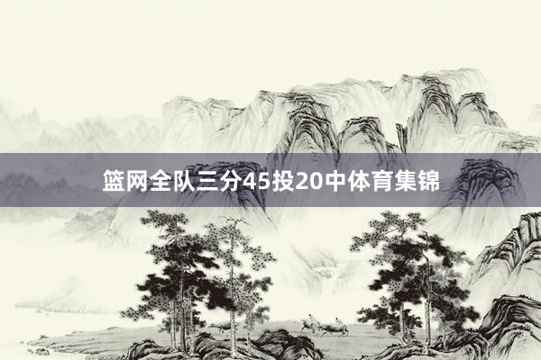 篮网全队三分45投20中体育集锦